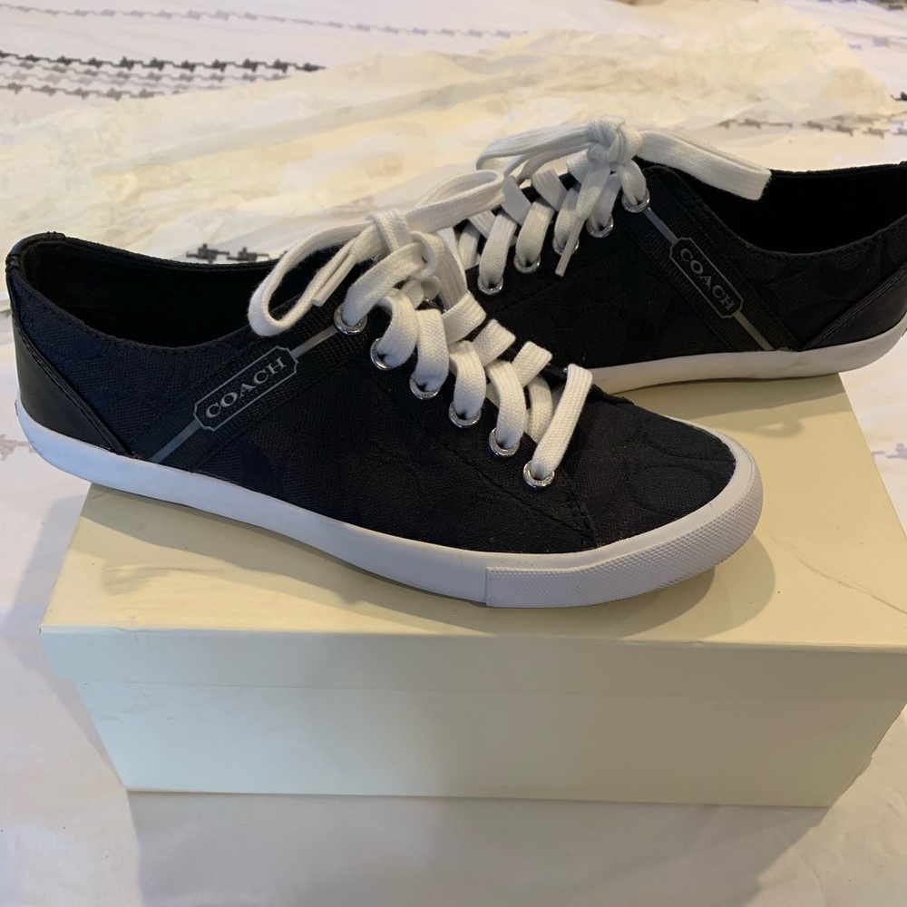 Black Lesley style Coach shoes